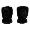 APPARIS Ariel Faux Fur Gloves | Black -Best Cloths Shop ariel faux fur gloves