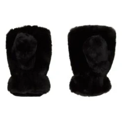 APPARIS Ariel Faux Fur Gloves | Black