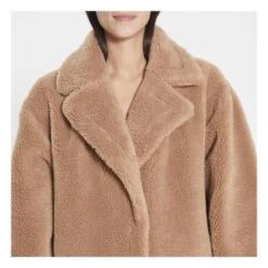Stand Studio Maria Faux Fur Coat | Camel -Best Cloths Shop maria faux fur coat 2
