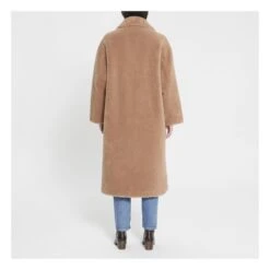 Stand Studio Maria Faux Fur Coat | Camel -Best Cloths Shop maria faux fur coat 3