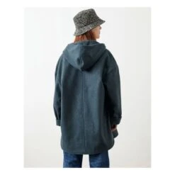 Nu Nana Recycled Wool Cloth Coat | Dark Green -Best Cloths Shop nu nana recycled wool cloth coat 11