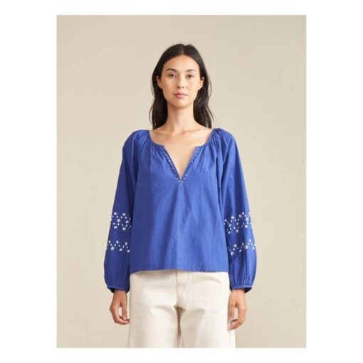 Bellerose Fanny Blouse - Women’s Collection | Blue - Image 3