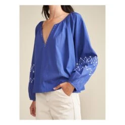 Bellerose Fanny Blouse - Women’s Collection | Blue -Best Cloths Shop unnamed file 1012