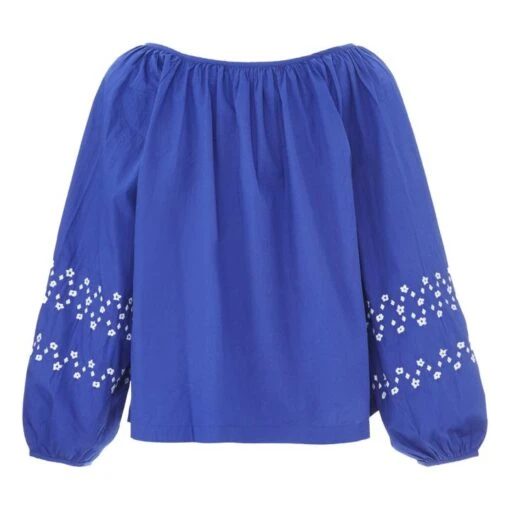 Bellerose Fanny Blouse - Women’s Collection | Blue - Image 8