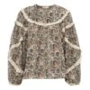 ULLA JOHNSON Edith Blouse | Nude Beige