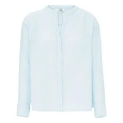 Derrick Double Cotton Gauze Shirt | Light Blue