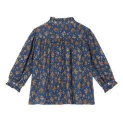 Floral Blouse | Blue -Best Cloths Shop unnamed file 1090