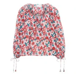 ANTIK BATIK Blossom Blouse | Red