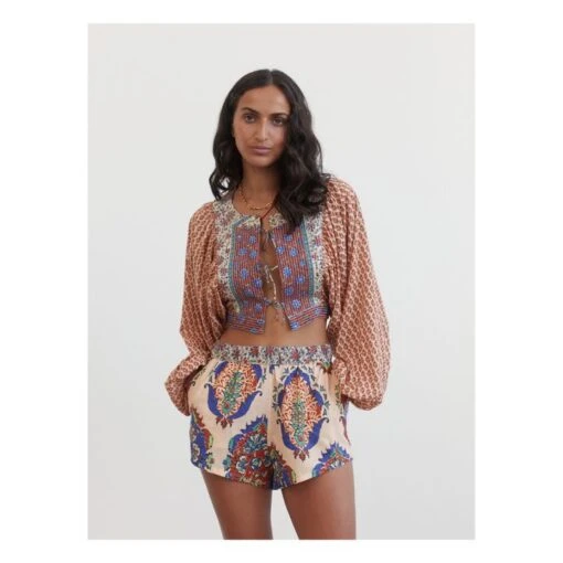 Clementine Batwing Blouse | Cream - Image 2