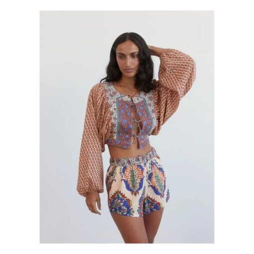Clementine Batwing Blouse | Cream - Image 4