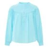 Delilah Cotton Poplin Blouse | Azure Blue -Best Cloths Shop unnamed file 1110