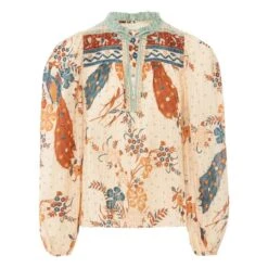ULLA JOHNSON Rana Blouse | Rust