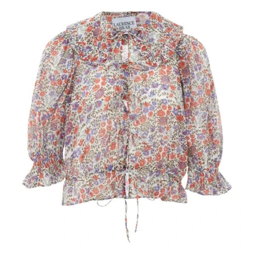Piano Printed Blouse | Purple