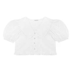 The New Society Antonella Blouse | White