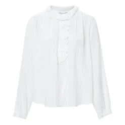 Caspian Cotton Muslin Blouse | White