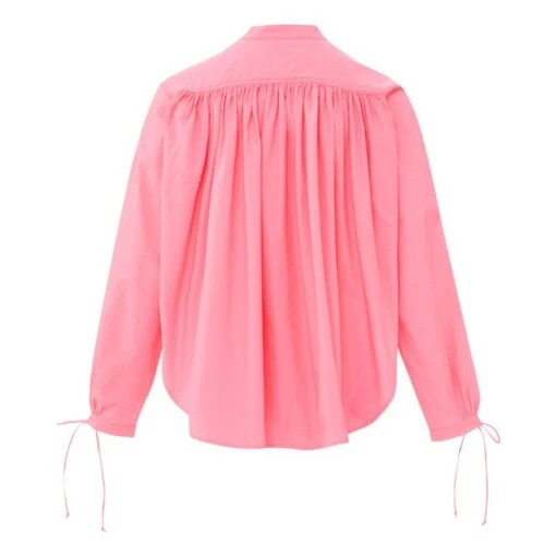 New Cigar Cotton Poplin Blouse | Pink - Image 4