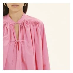 New Cigar Cotton Poplin Blouse | Pink -Best Cloths Shop unnamed file 1174