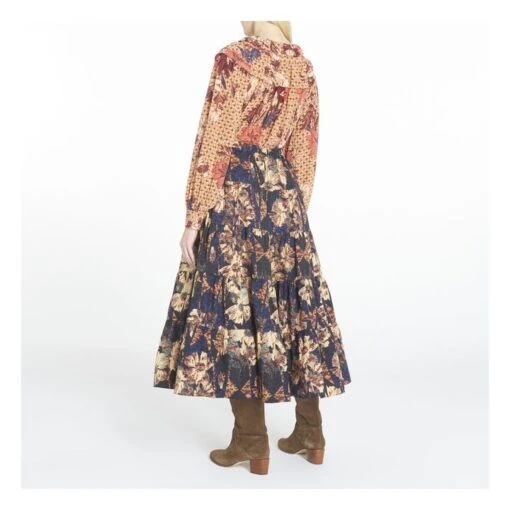 ULLA JOHNSON Aria Silk Blouse | Provence Pink - Image 4