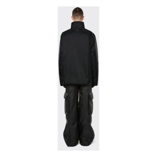 Rains Waterproof Quilted Anorak | Black - Image 4