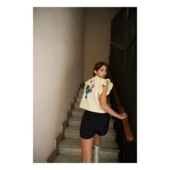Stella Nova Veste Sans Manches Ona | Cream -Best Cloths Shop unnamed file 179