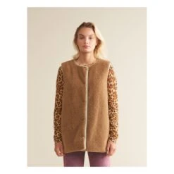 Bellerose Homman Sleeveless Jacket - Women's Collection | Green Clay -Best Cloths Shop unnamed file 230