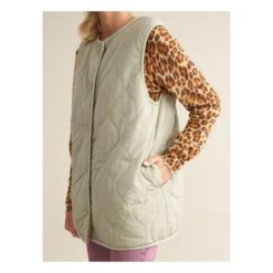 Bellerose Homman Sleeveless Jacket - Women's Collection | Green Clay -Best Cloths Shop unnamed file 233