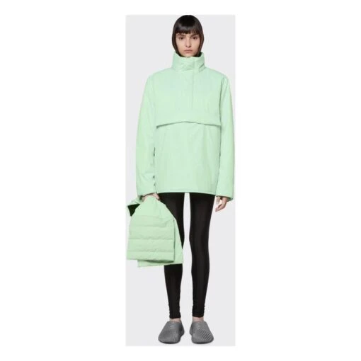 Rains Fuse Anorak | Pale Green - Image 2