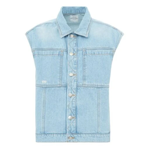 Christie Organic Cotton Jacket | Light Blue