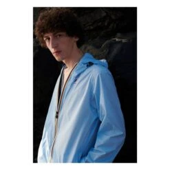 K-Way Le Vrai 3.0 Claude Reflective Raincoat | Azure Blue -Best Cloths Shop unnamed file 291
