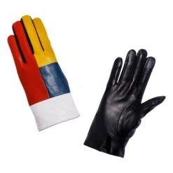 Elements Lambskin Leather Silk-Lined Gloves | Yellow -Best Cloths Shop unnamed file 3206