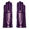 Victoire Lambskin Leather Cashmere-Lined Gloves | Purple -Best Cloths Shop unnamed file 3219