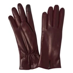 Essentials Cashmere Lined Leather Gloves | Lie De Vin