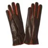 Statement Two-Tone Cashmere Lined Leather Gloves | Brown -Best Cloths Shop unnamed file 3245
