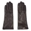 St. Honore Lambskin Leather Silk-Lined Gloves | Black -Best Cloths Shop unnamed file 3257