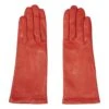 St. Honore Lambskin Leather Silk-Lined Gloves | Orange -Best Cloths Shop unnamed file 3268