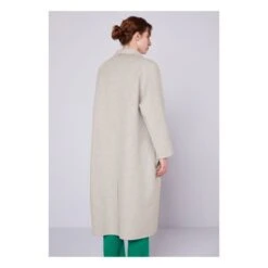 American Vintage Dadoulove Ample Long Wool Coat | Light Eather Grey -Best Cloths Shop unnamed file 3305