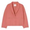 American Vintage Dadoulove Short Wool Coat | Lychee Pink