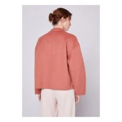 American Vintage Dadoulove Short Wool Coat | Lychee Pink -Best Cloths Shop unnamed file 3318