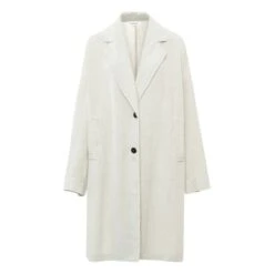 Loose-fit Coat | Ecru