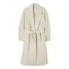 American Vintage Karabay Belted Wool Coat | Ecru