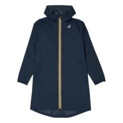 K-Way Le Vrai 3.0 Eiffel Waterproof Windbreaker - Women’s Collection | Navy Blue