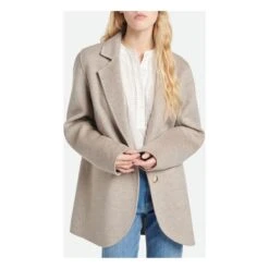 Vanessa Bruno Marc Jacket | Taupe Brown -Best Cloths Shop unnamed file 348