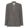 Cut Out Linen Jacket | Grey -Best Cloths Shop unnamed file 351