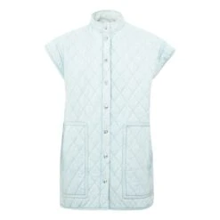 Stella Nova Rosy Quilted Vest | Blue -Best Cloths Shop unnamed file 376