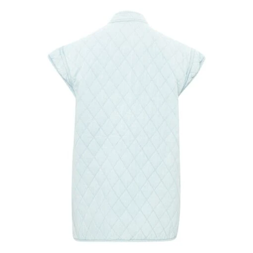 Stella Nova Rosy Quilted Vest | Blue - Image 4