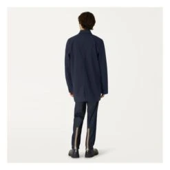 K-Way Benny Bonded Long Jacket | Navy Blue -Best Cloths Shop unnamed file 382
