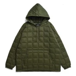 Quilted Anorak | Olive Green