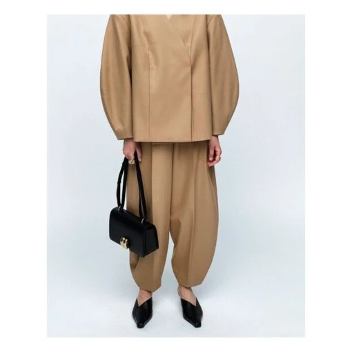 By Malene Birger Gardis Recycled Blazer | Camel - Image 2