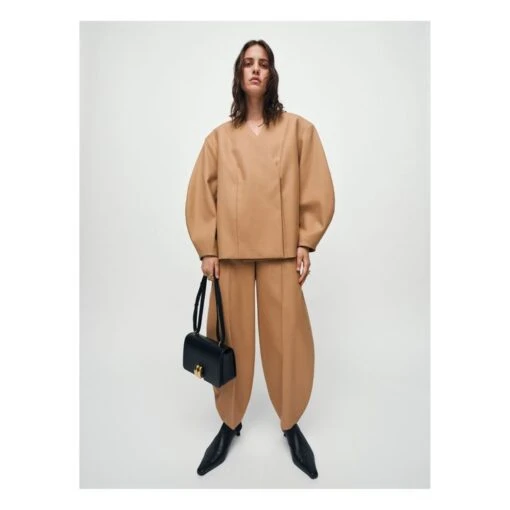 By Malene Birger Gardis Recycled Blazer | Camel - Image 3