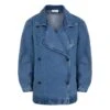 Denim Trench Jacket | Blue